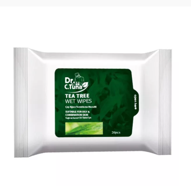 Picture of DR C TUNA FARMASI TEA TREE CLEANSING WET WIPES